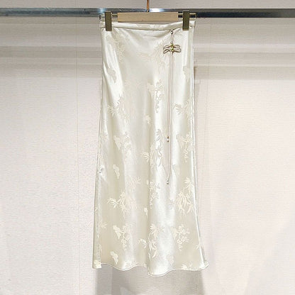 Jupe Broderie Élégance Couture