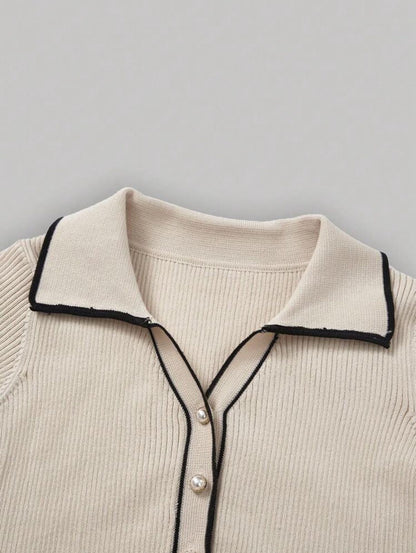 Robe midi beige