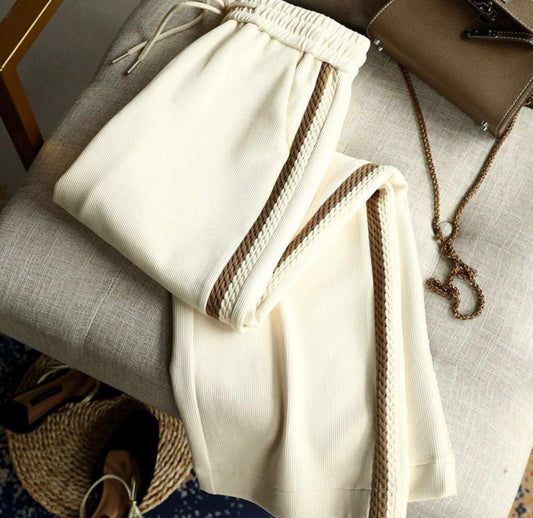 Sandy Chic Beige Trousers