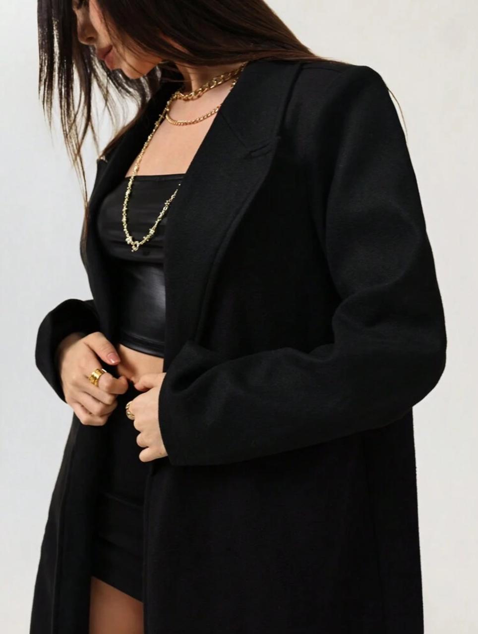 Obsidian Elegance Coat